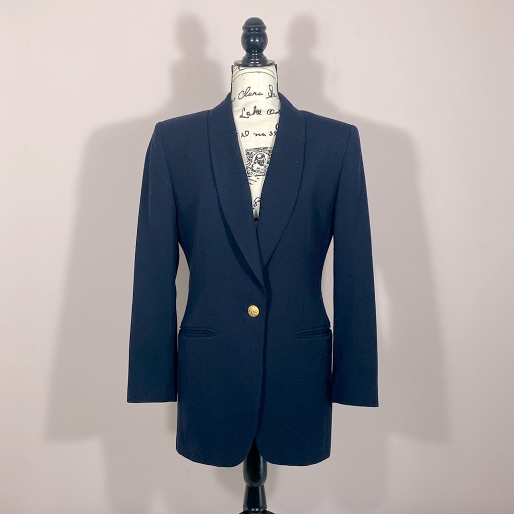 Savior Suit Wool Blazer Navy 4